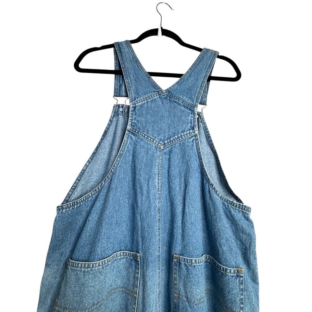 Vintage Disney Catalog Embroidered Mickey Mouse Denim Overalls Women’s Large - Picture 11 of 14